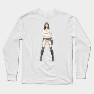 Cyberpunk Girl - NSFW 2 Long Sleeve T-Shirt